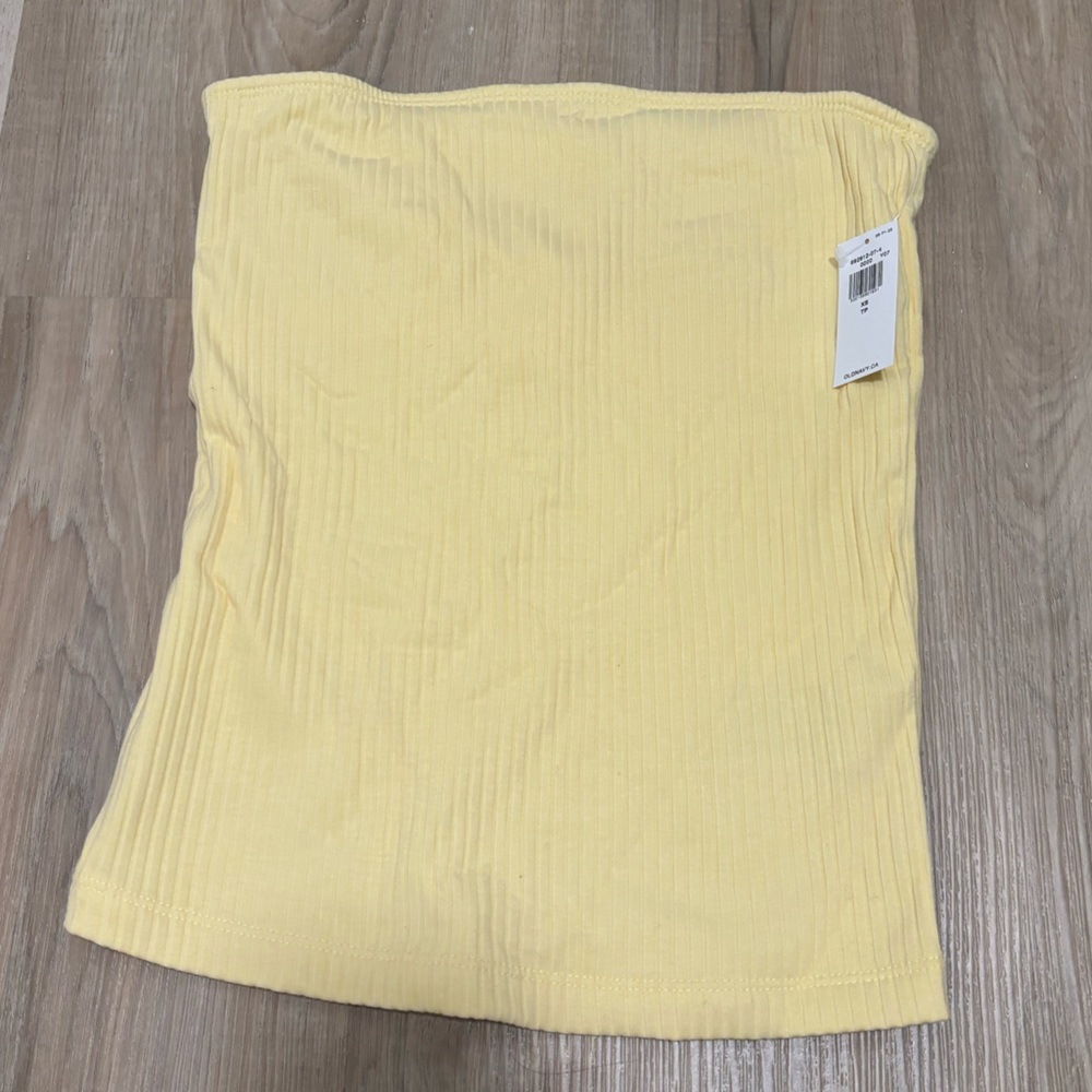 NWT Old Navy Butter Yellow Tube Top
